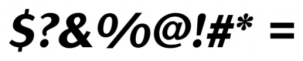 Carisma Classic 700 Bold Oblique Font OTHER CHARS