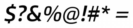 Carnac Medium Italic Font OTHER CHARS