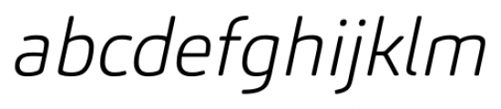 Carnas Extra Light Italic Font LOWERCASE