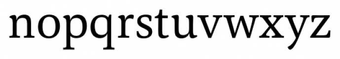 Carrara Regular Font LOWERCASE