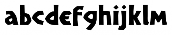 Carve Regular Font LOWERCASE