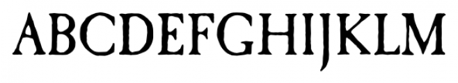 Caslon Antique Pro Regular Font UPPERCASE