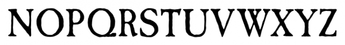 Caslon Antique Pro Regular Font UPPERCASE