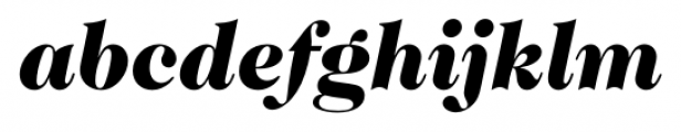 Caslon FS Black Italic Font LOWERCASE