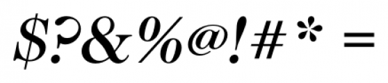 Caslon FS Medium Italic Font OTHER CHARS