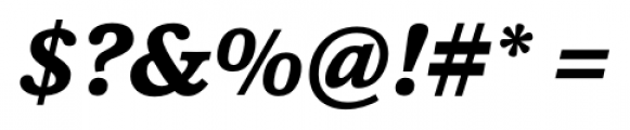 Cassia Bold Italic Font OTHER CHARS