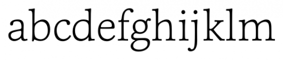 Cassia ExtraLight Font LOWERCASE