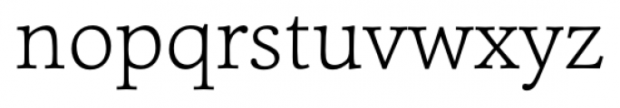 Cassia ExtraLight Font LOWERCASE