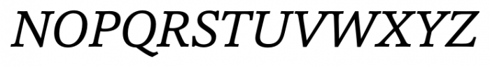 Cassia Italic Font UPPERCASE