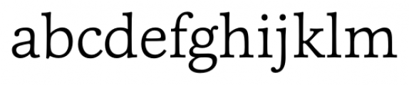 Cassia Light Font LOWERCASE