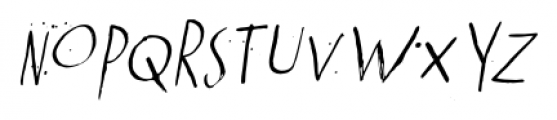 Castanea Italic Font UPPERCASE