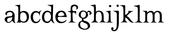 Castine Regular Font LOWERCASE