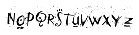 CatScratch Regular Font LOWERCASE