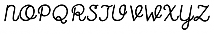 Catalina Script Bold Italic Font UPPERCASE