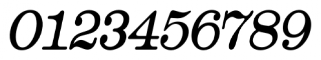 Catalog Serif JNL Condensed Oblique Font OTHER CHARS