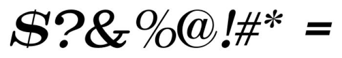Catalog Serif JNL Oblique Font OTHER CHARS