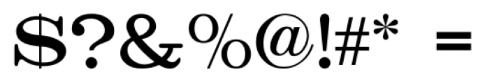 Catalog Serif JNL Regular Font OTHER CHARS