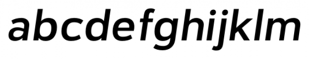 Catesque Medium Italic Font LOWERCASE