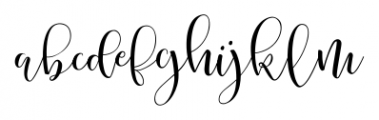 Cathy Regular Font LOWERCASE