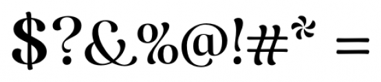 Caturrita Display Medium Font OTHER CHARS