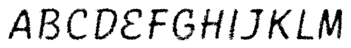 Catwing Fuzz Font UPPERCASE