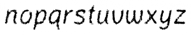 Catwing Fuzz Font LOWERCASE