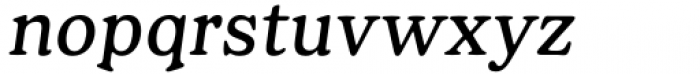 CA Edwald Italic Font LOWERCASE