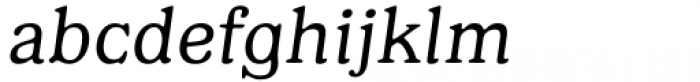 CA Edwald Light Italic Font LOWERCASE