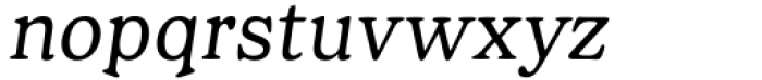 CA Edwald Light Italic Font LOWERCASE