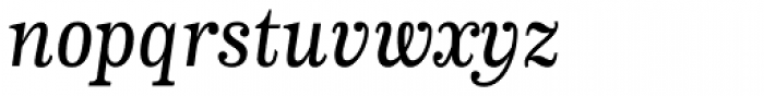 CA Normal Serif Italic Font LOWERCASE