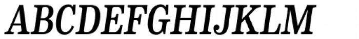 CA Normal Serif SemiBold Italic Font UPPERCASE