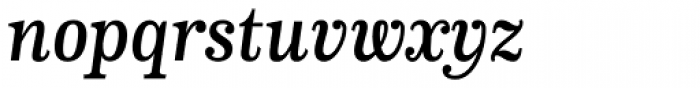 CA Normal Serif SemiBold Italic Font LOWERCASE