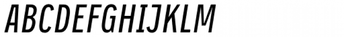 CA Oskar Condensed Italic Font UPPERCASE