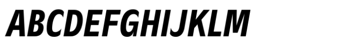 CA Slalom Compressed Heavy Italic Font