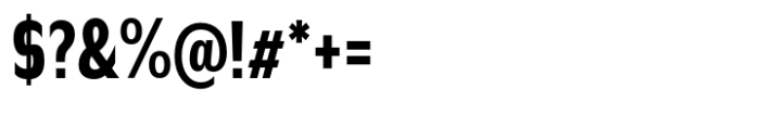 CA Slalom Compressed Heavy Font OTHER CHARS