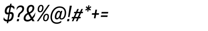CA Slalom Condensed Italic Font OTHER CHARS