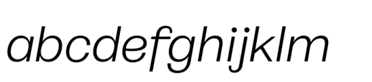 CA Spotnik Light Italic Font LOWERCASE