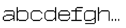 CA Yoshiro Pixel Blur Wide FONT