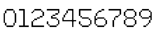 CA Yoshiro Pixel Regular Font OTHER CHARS