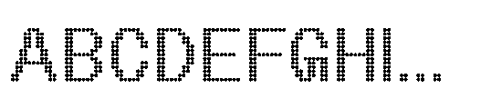 CA Yoshiro Pixel Round Bold Font UPPERCASE