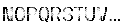 CA Yoshiro Pixel Round Bold Font UPPERCASE