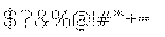 CA Yoshiro Pixel Round Regular Font OTHER CHARS