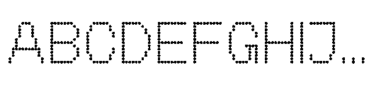CA Yoshiro Pixel Round Regular Font UPPERCASE