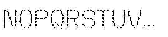 CA Yoshiro Pixel Round Regular Font UPPERCASE