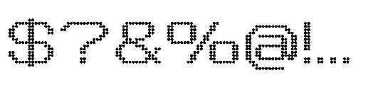 CA Yoshiro Pixel Round Wide Bold Font OTHER CHARS