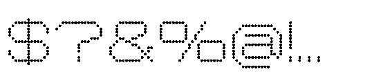 CA Yoshiro Pixel Round Wide Font OTHER CHARS