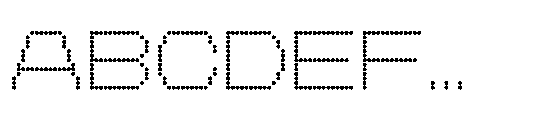 CA Yoshiro Pixel Round Wide Font UPPERCASE