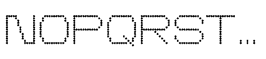 CA Yoshiro Pixel Round Wide Font UPPERCASE