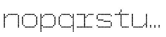 CA Yoshiro Pixel Round Wide Font LOWERCASE