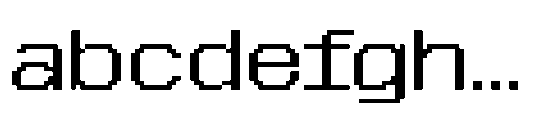 CA Yoshiro Pixel Wide Bold FONT